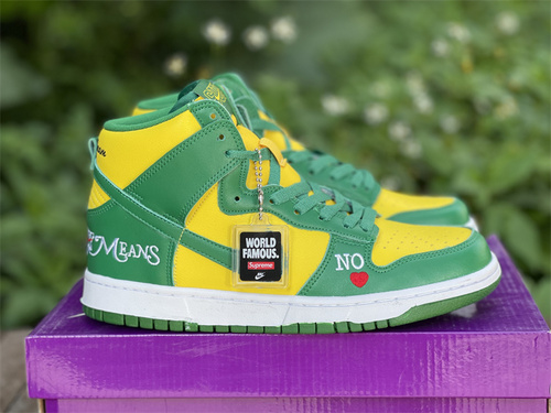 Original level_ Supreme X Nike SB Dunk High _Brazil_ Alliance Item Number_ DN3741-002_ full code shipment 36--46-8e4a9cc3